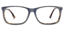 Seabrooks Square Blue Glasses0