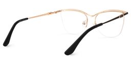 Sheri Cateye Black Glasses3