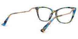 Ivorena Cateye Floral Glasses2