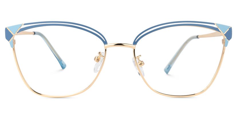 Exey Cateye Blue Glasses