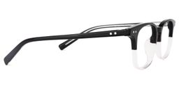 Hayden Square Black-White Glasses2