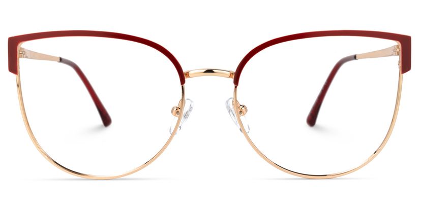 Jenitza Geometric Red Glasses
