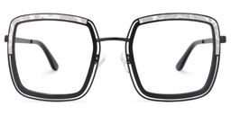 Polomsky Square Black Glasses0