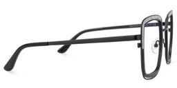Polomsky Square Black Glasses2