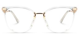 Toradger Cateye Clear Glasses0