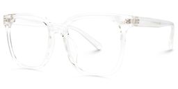 Myriam Square Clear Glasses1