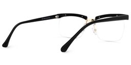French Browline Black Glasses3