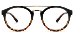 Tracie Round Tortoise Glasses0