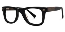 Aponte Square Black Glasses1