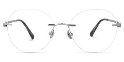 Yerukza Round Silver Glasses0