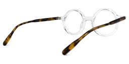 Mincey Round Clear Glasses3