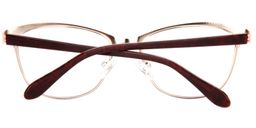 Claire Cat-eye Rivets Glasses5