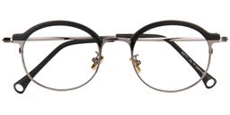 Heather Browline Gray Eyeglasses1