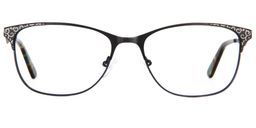 Elijah Browline Black Glasses0