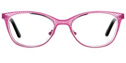 Hannah Oval Pink Glasses0