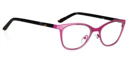 Hannah Oval Pink Glasses4