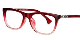 Savannah Rectangle Red Glasses2