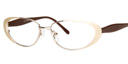 Muriel Oval Gold Glasses2
