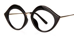 Cassiel Kiss Mouth Black Glasses3