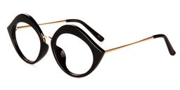 Cassiel Kiss Mouth Black Glasses2