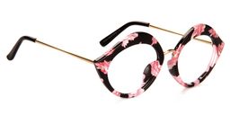 Cassiel Kiss Mouth Pink Floral Glasses4