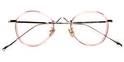 Demi Round Pink Glasses1