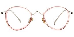 Demi Round Retro Glasses0