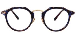 Noah Geometric Blue Glasses0