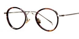 Demi Round Tortoise Glasses3