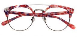 Debby Aviator Red-Tortoise Glasses1