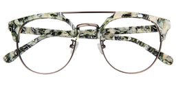 Debby Aviator Green-Tortoise Glasses1