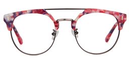 Debby Aviator Red-Tortoise Glasses0