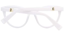 Sean Cat Eye White Glasses5