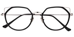 Mary Cute Cat Eye Black Glasses1