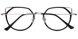 Mary Cute Cat Eye Black Glasses2