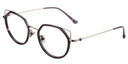 Mary Cute Cat Eye Gray Glasses3