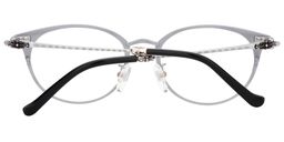 Francie Oval Titanium Glasses2