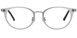 Francie Oval Titanium Glasses0