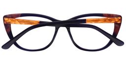 Suzanne Cat Eye Purple Glasses 3