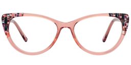  Tamara Cat Eye Red Glasses0