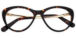 Alina Cat Eye Tortoise Glasses1