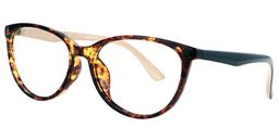Lauren Cat Eye Gold-Tortoise Glasses2