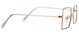 Effie Geometric Black & Gold Glasses 2