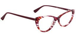 Charis Cat Eye Red Tortoise Glasses4