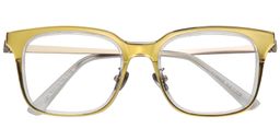 Clark Square Gold Glasses 1