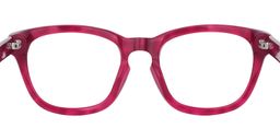 Kiara Square Purple Tortoise Glasses2