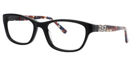 Anne Rectangle Black Glasses3