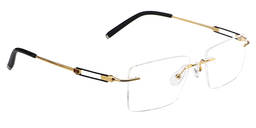 Audrey Rectangle Titanium Glasses 4