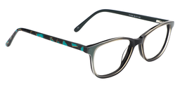 Robin Rectangle Green-Black Glasses3
