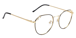 Sherry Round Gold Glasses3